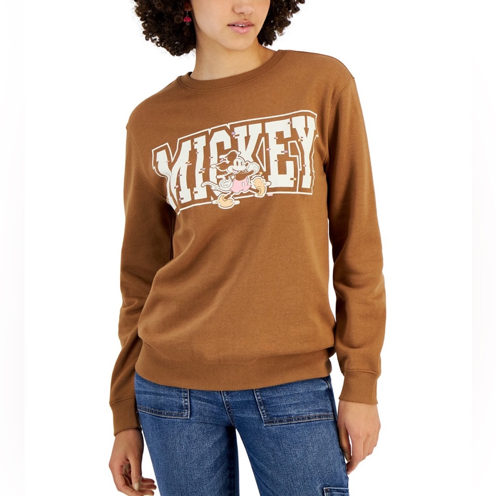 Disney Women Mickey Mouse Print Sweatshirt XSmall